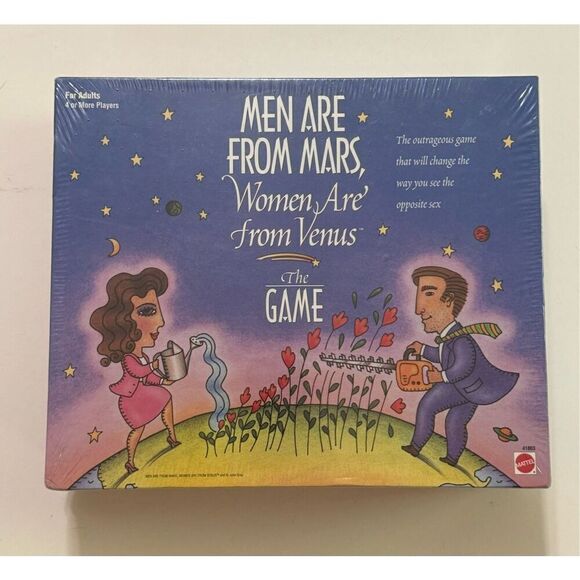 Men Are From Mars, Women Are From Venus The Game by Mattel 1998 41803 NWT - Picture 6 of 7
